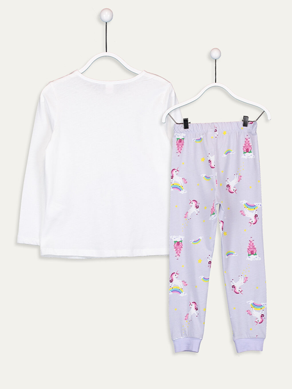 Optik Beyaz Pijama Takım-4