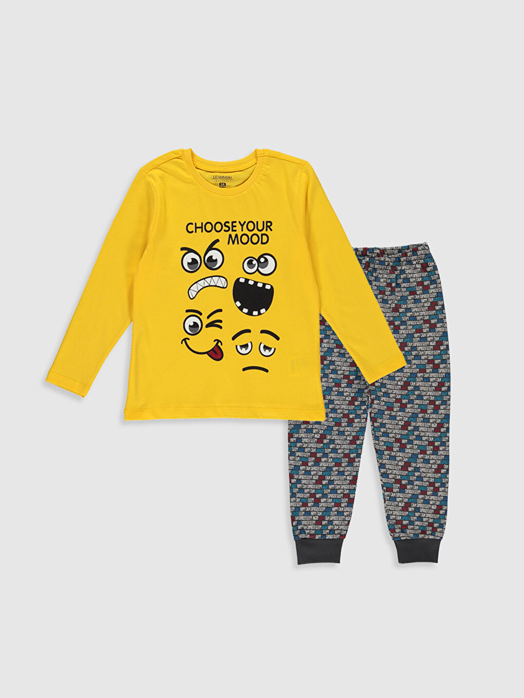 Orta Sarı Pijama Takım