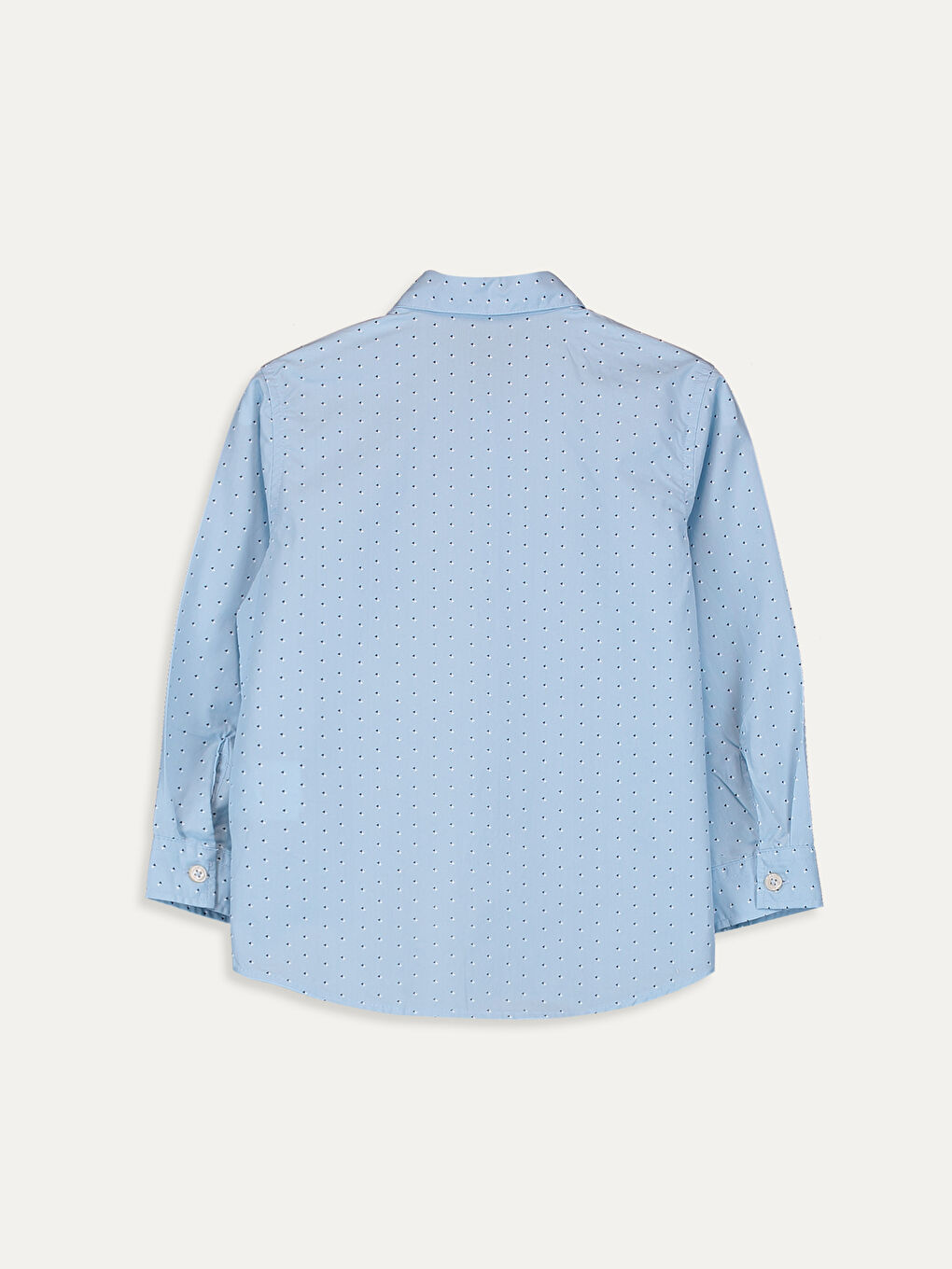 قميص قطن بأكمام طويلة للأولاد-1