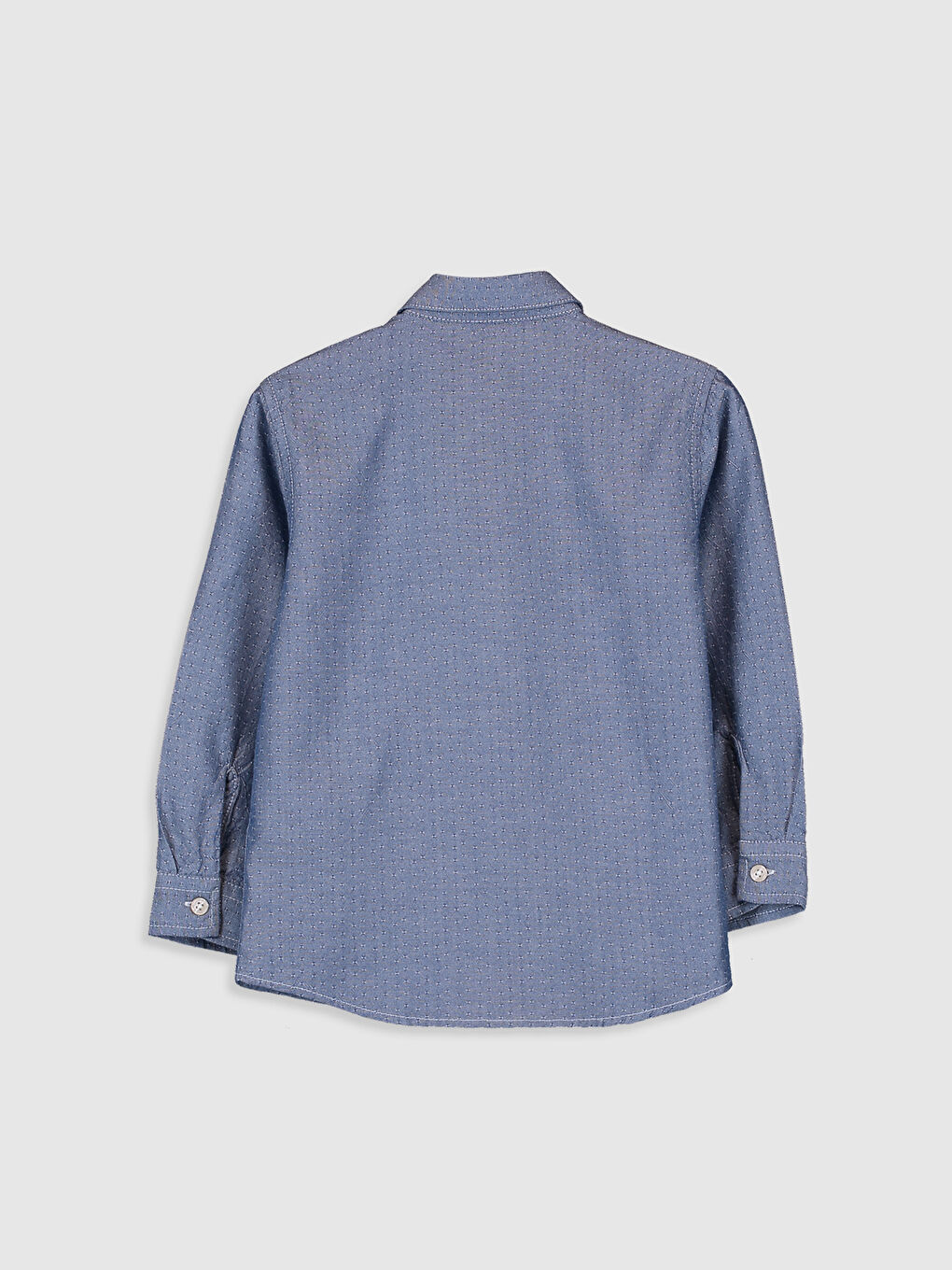 قميص قطن بأكمام طويلة للأولاد-1