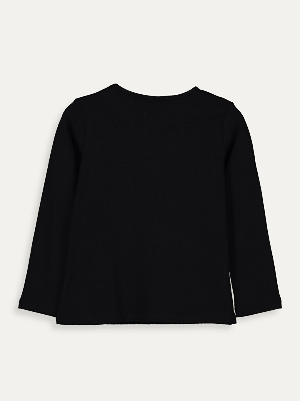 Siyah Kız Çocuk Miraculous Çift Yönlü Payetli Tişört-2