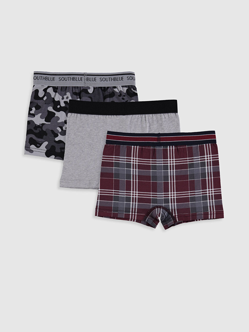 Bordo Baskılı Boxer-1