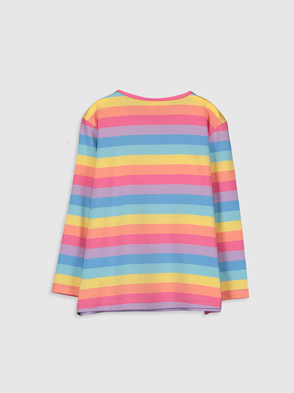 تيشيرت بناتي مطبوع ومطرز بالترتر-2