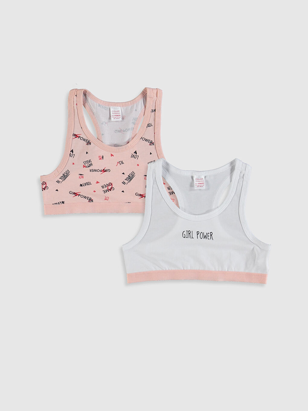 LCW Kids 2-pack Girl's Cotton Bustier -9WO974Z4-E5X