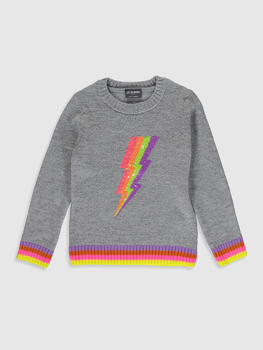 Crew Neck Girls' Sweater