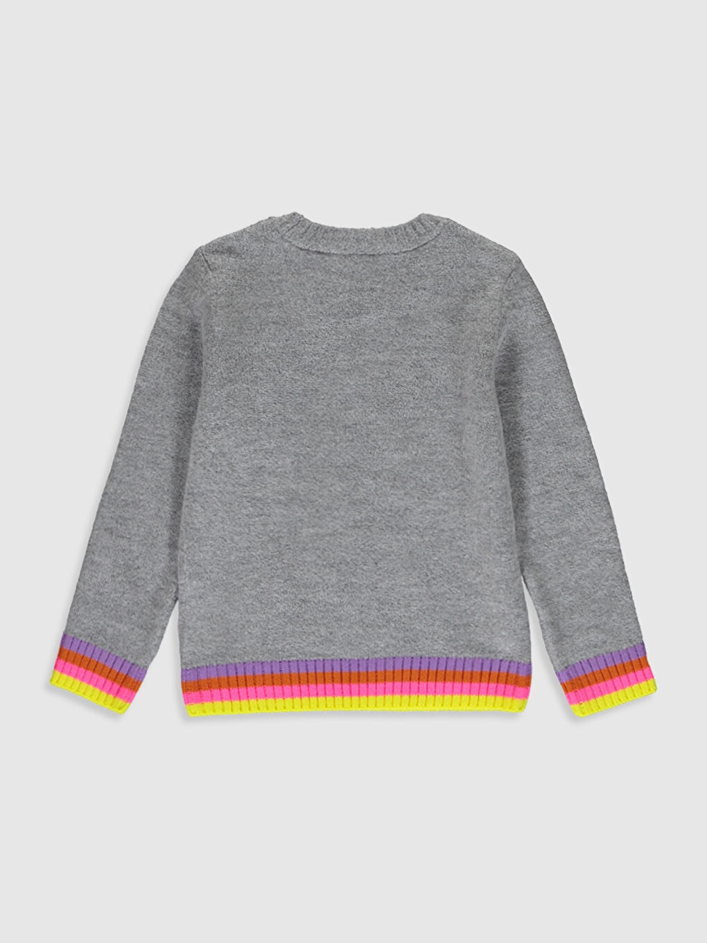 Crew Neck Girls' Sweater-1