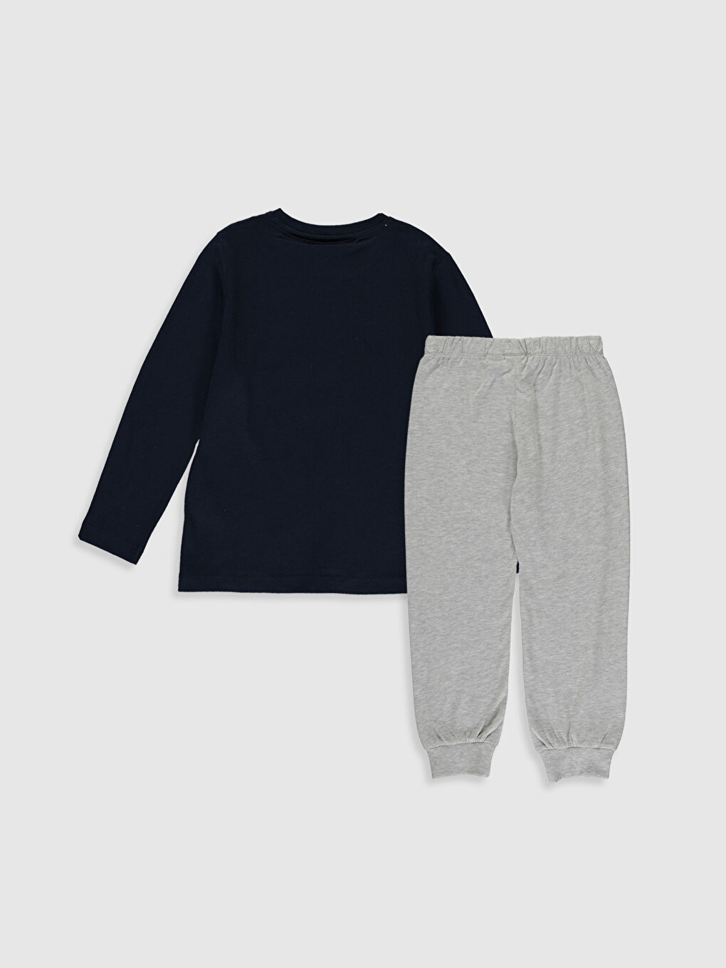 Lacivert Erkek Çocuk Fenerbahçe Amblemli Taraftar Pijama Takımı-1