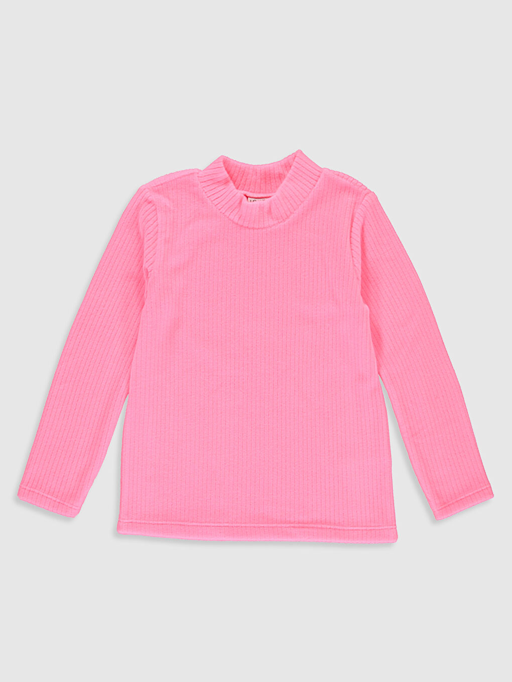 Pembe Uzun Kollu Kız Çocuk Tişört