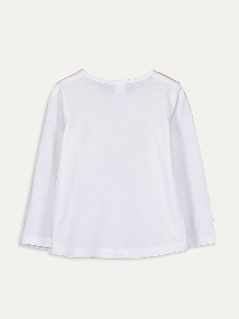 Beyaz Kız Bebek Minnie Mouse Pamuklu Tişört Anne Kız Kombini-3