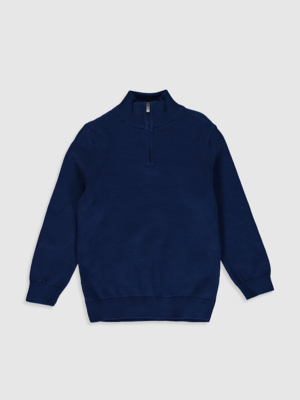 Lacivert Dik Yaka Erkek Çocuk Kazak