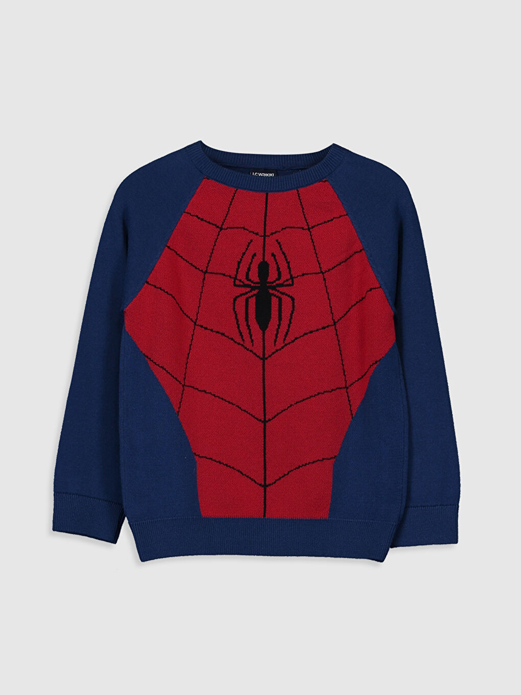 Lacivert Bisiklet Yaka Erkek Çocuk Kazak