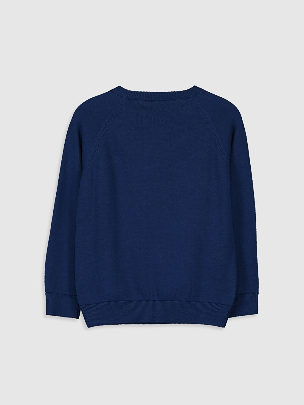 Lacivert Bisiklet Yaka Erkek Çocuk Kazak-1