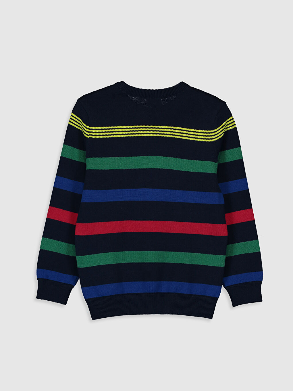 Lacivert Bisiklet Yaka Erkek Çocuk Kazak-1