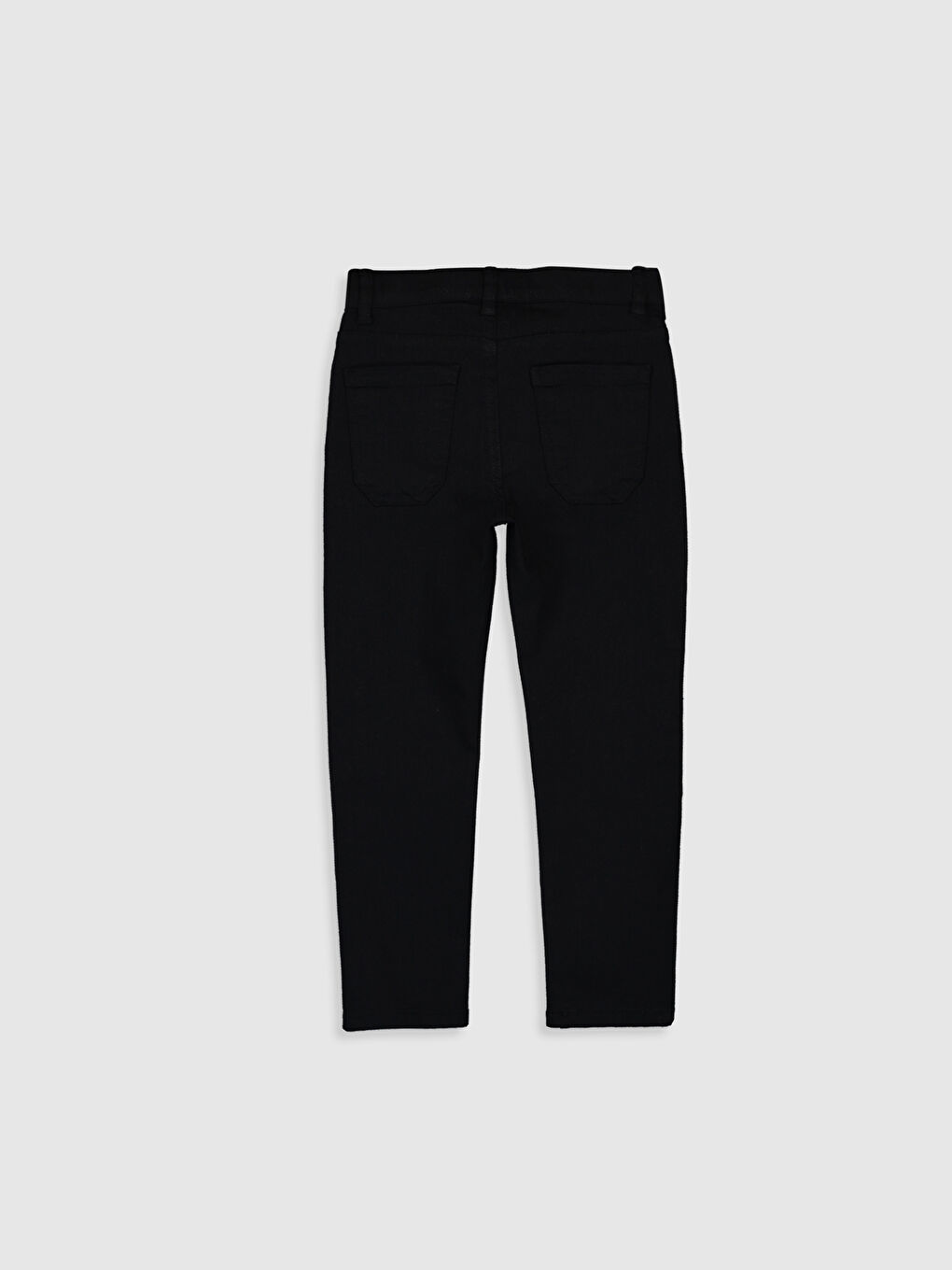 Siyah Skinny Fit Erkek Çocuk Pantolon-1