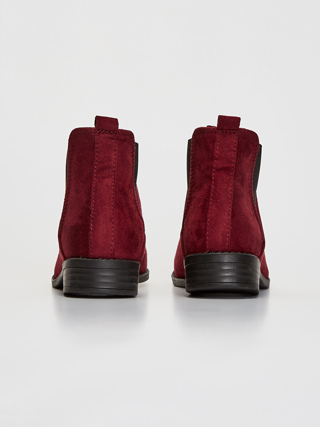 Kırmızı Kız Çocuk Bilek Boy Süet Bot-8