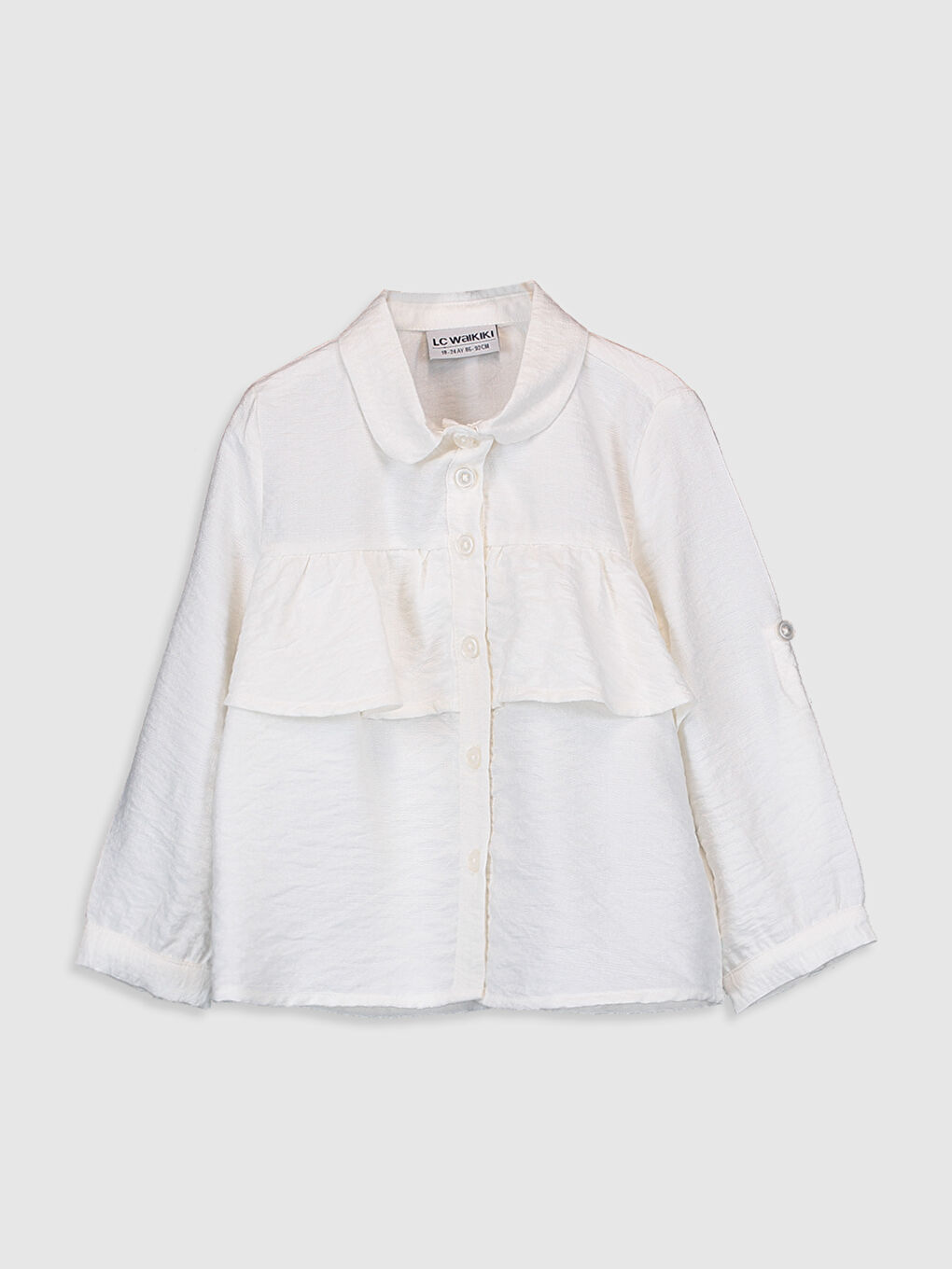 Chemise en Viscose à Volants pour Fille Bébé Mère et Fille Assorties-1