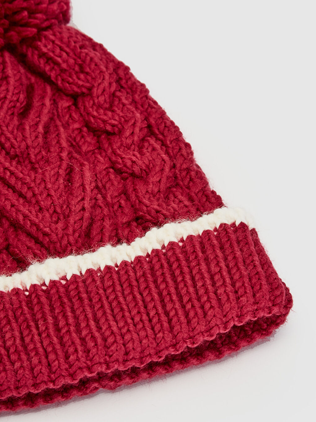 Bonnet ROUGE BORDEAUX Fille-1