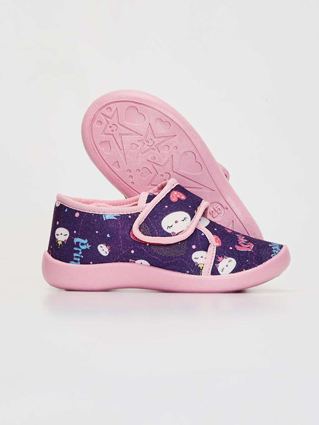 Koyu Mor Baskılı Panduf-2