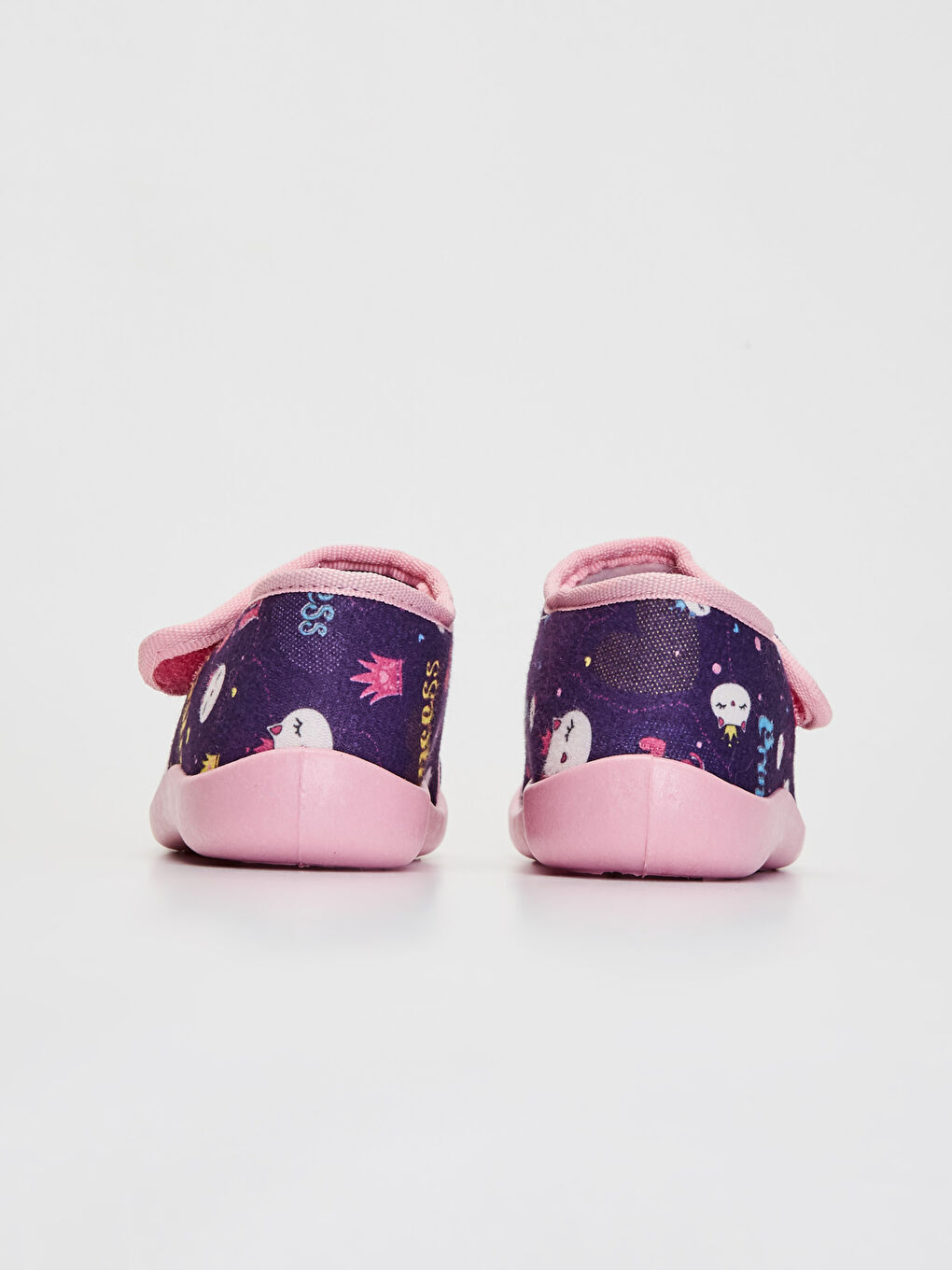 Koyu Mor Baskılı Panduf-3