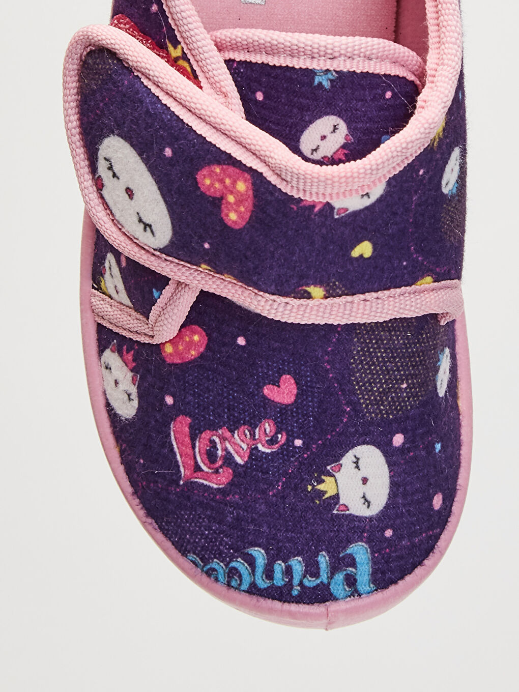 Koyu Mor Baskılı Panduf-4