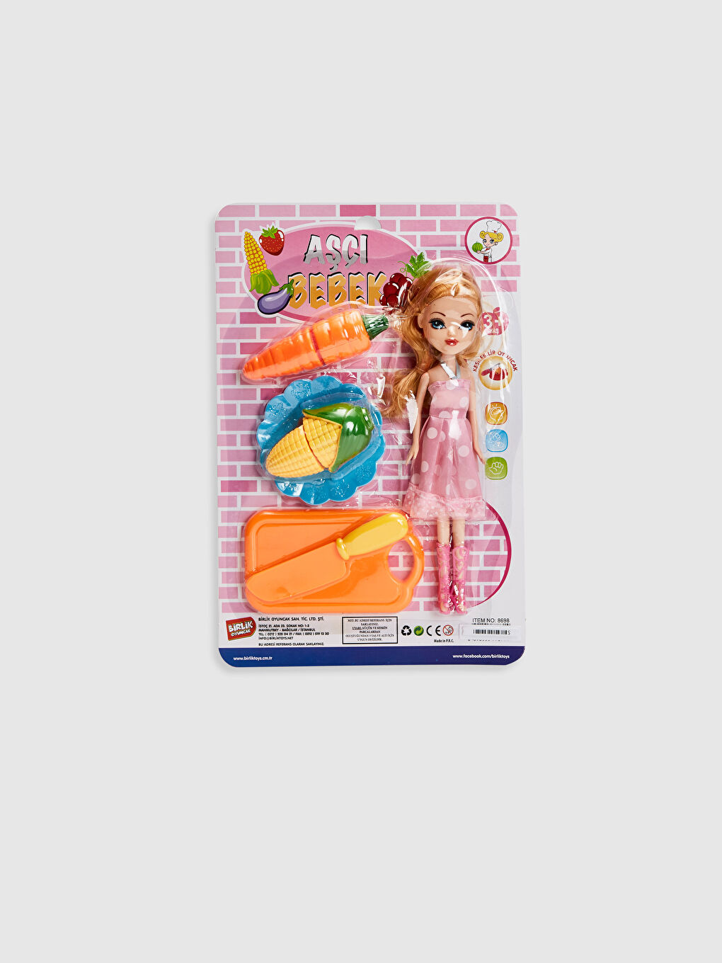 Kız Çocuk Aşçı Bebek Seti