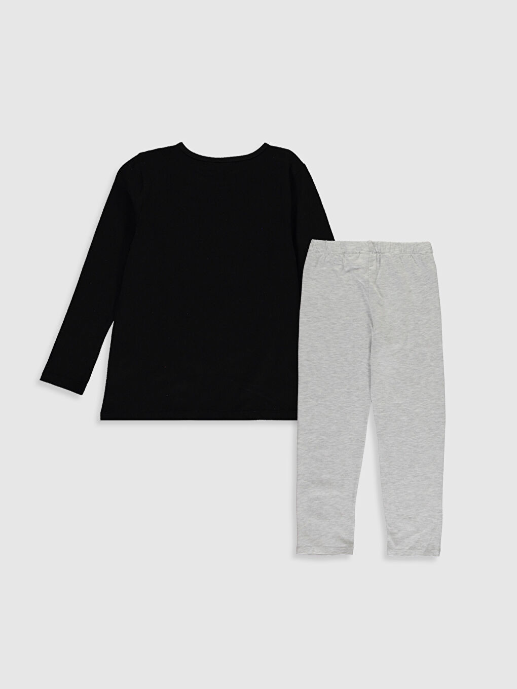 Siyah Kız Çocuk Pijama Takım-1