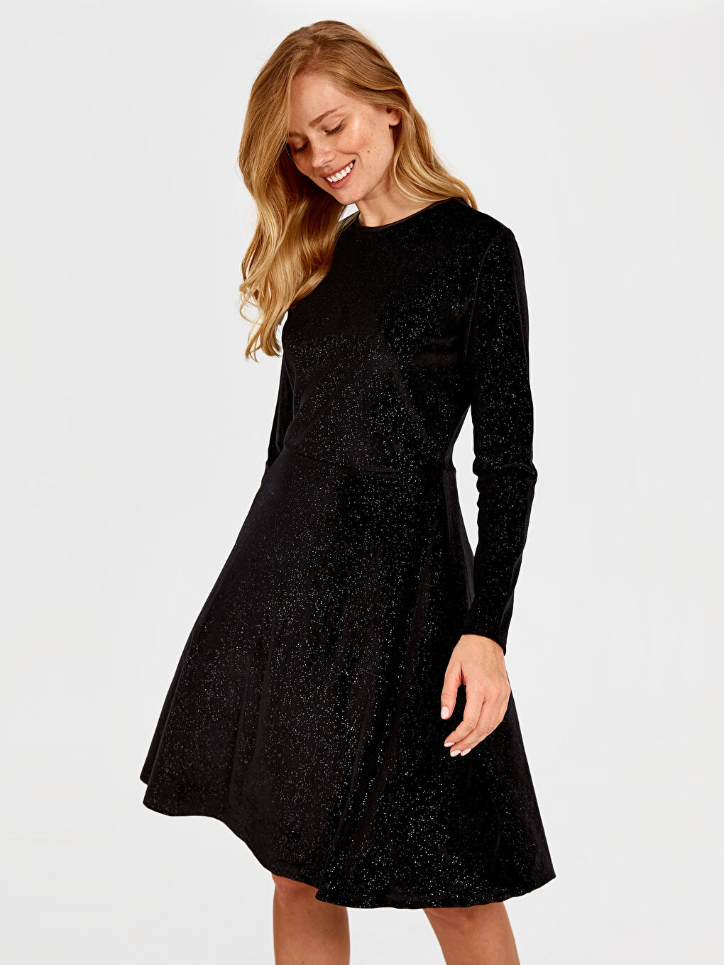 Bright Velvet Dress Mother and Daughter Matching