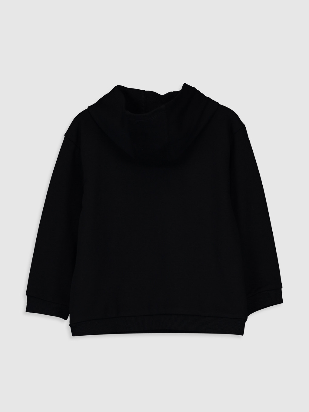 Siyah Kız Çocuk Sweatshirt-1