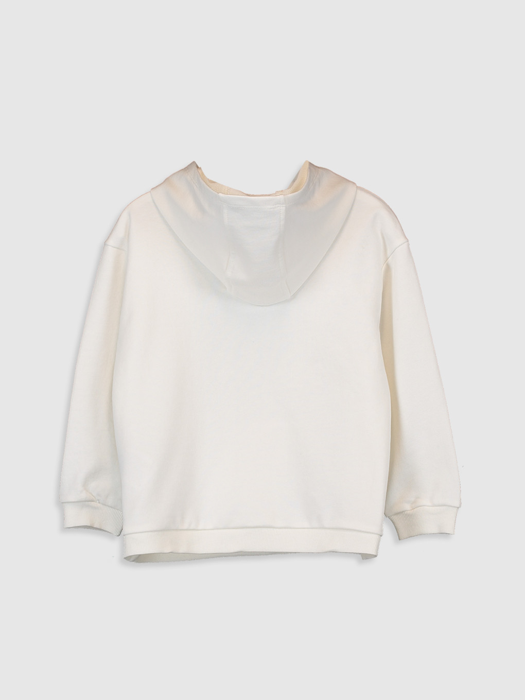 Ekru Kız Çocuk Sweatshirt-1