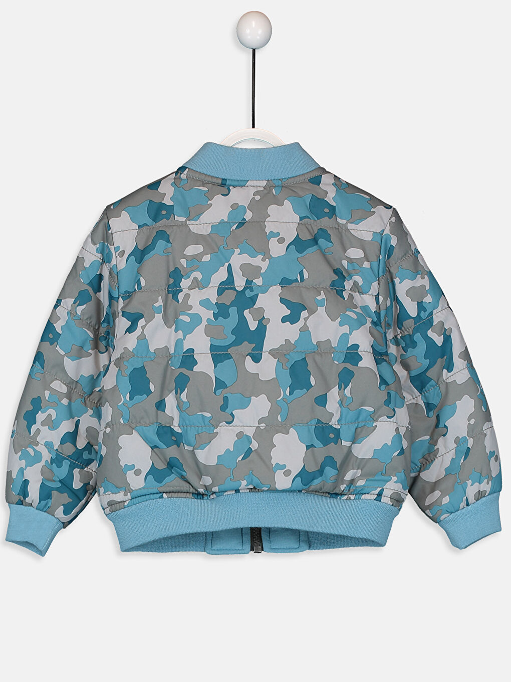 Karışık Bisiklet Yaka Uzun Kollu Erkek Bebek Mont-1