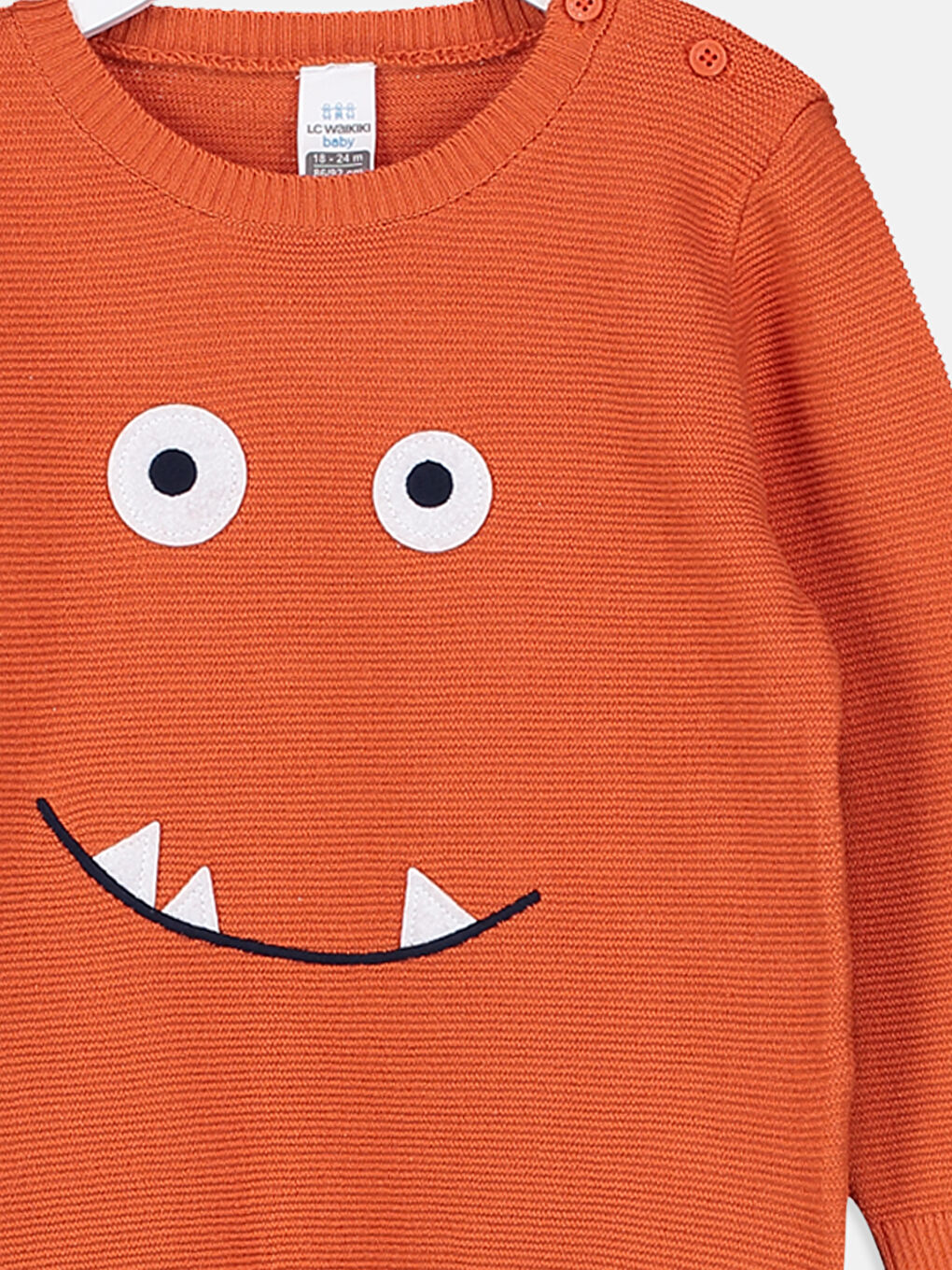 Baby Boy ORANGE Sweater-2