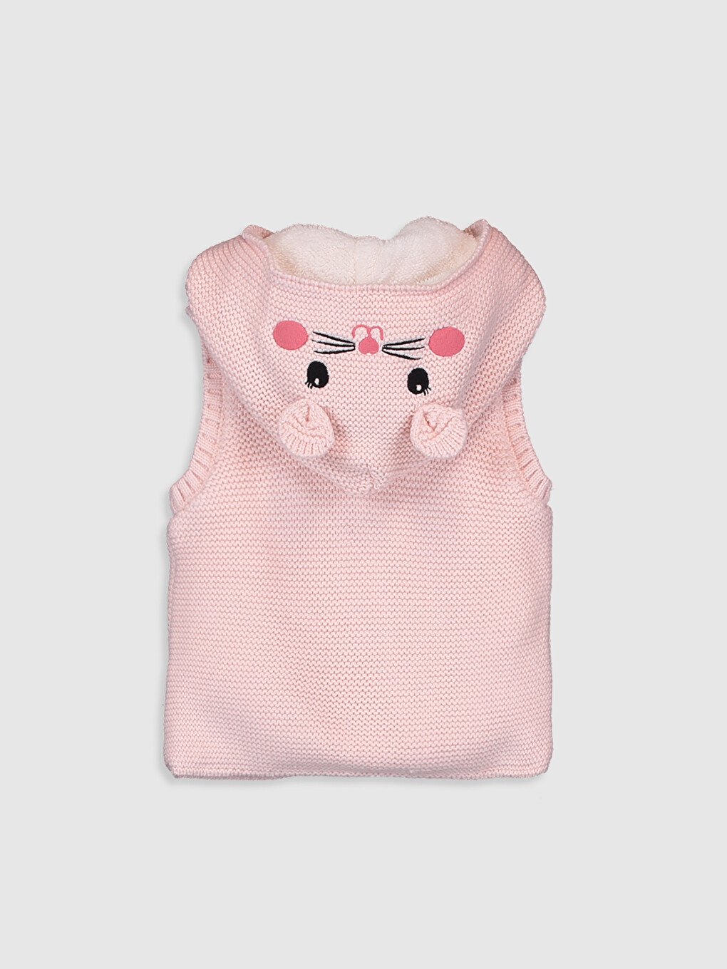 Baby Girl Pink Waistcoat-1