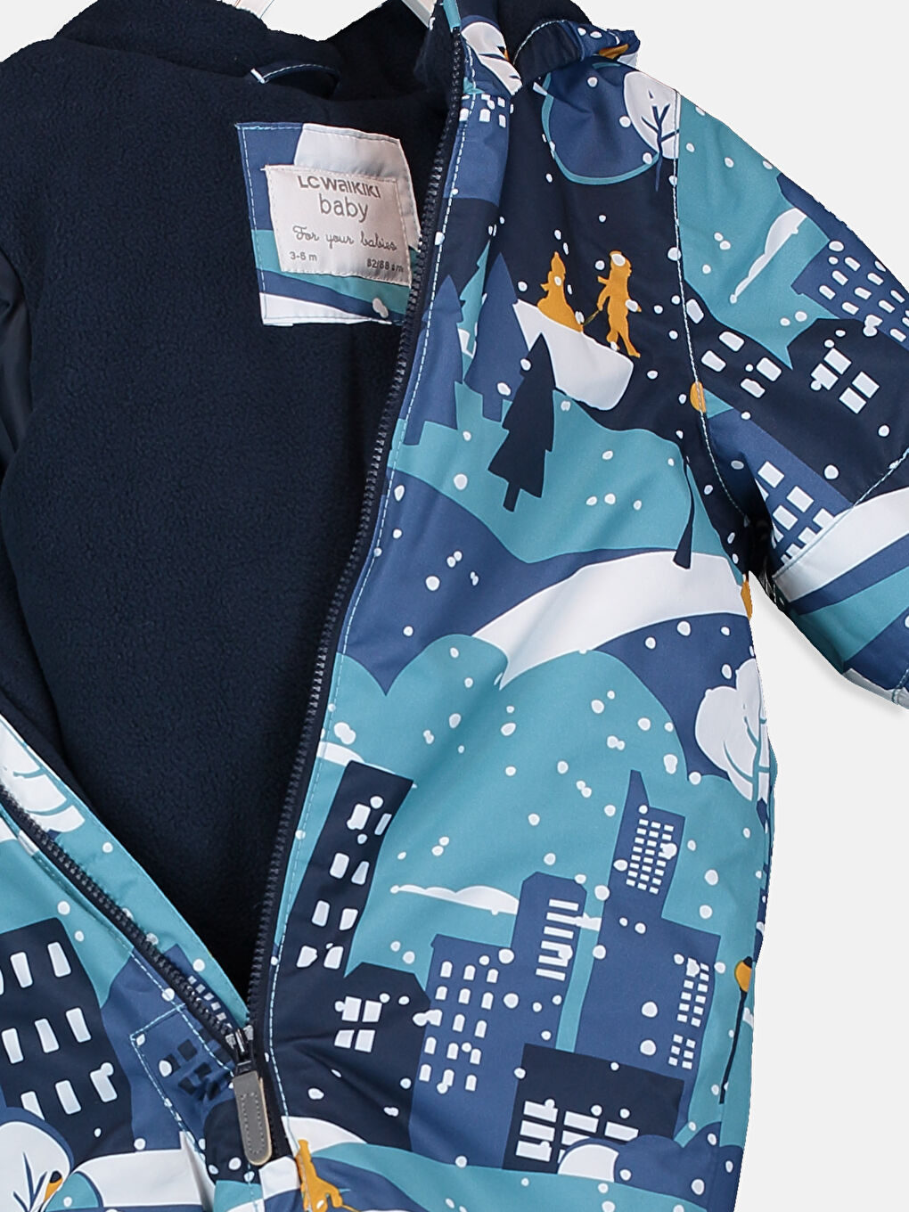 Baby Boy Printed Astronaut Jumpsuit-3