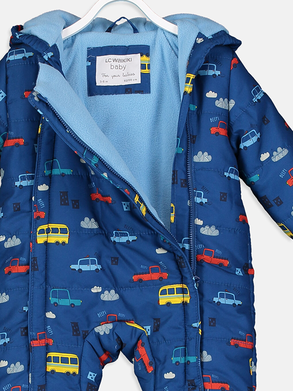 Mavi Erkek Bebek Astronot Mont-2