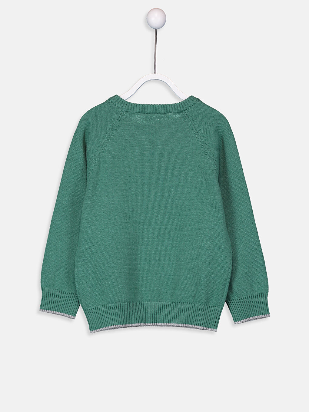 Малыши мальчики Зелёный Свитер-1