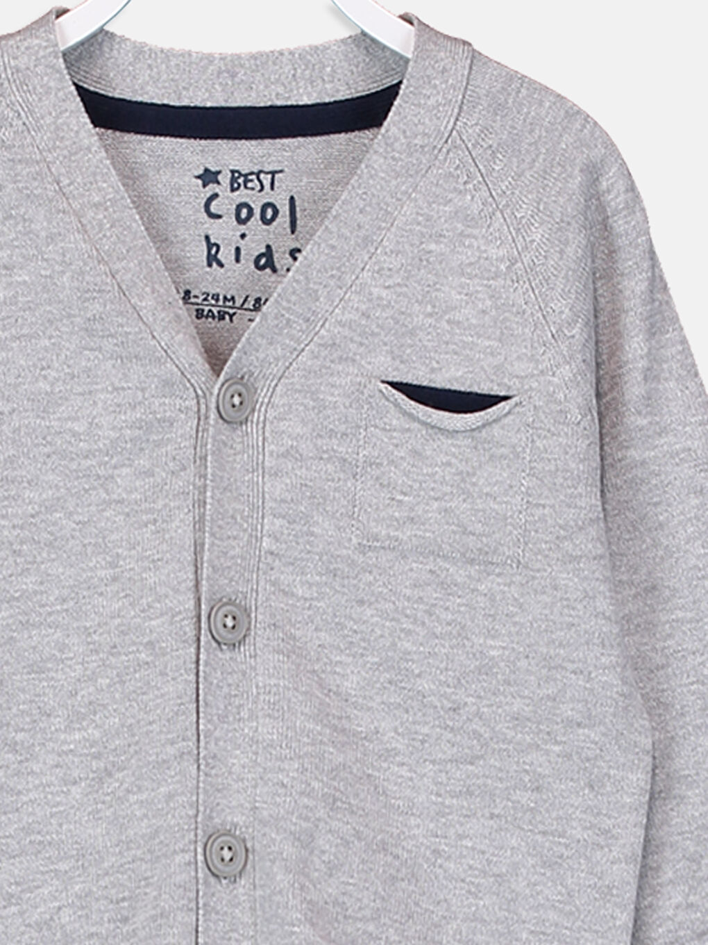 Baby Boy GREY Cardigan-2