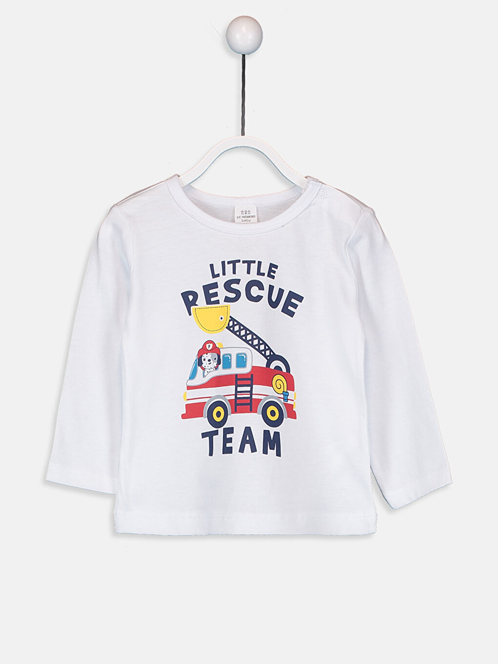 Beyaz Erkek Bebek Pijama Takımı 3'lü-2