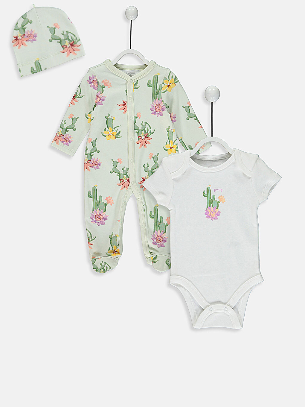 LCW baby Baby Girl GREEN Newborn Set -9W1541Z1-LRF