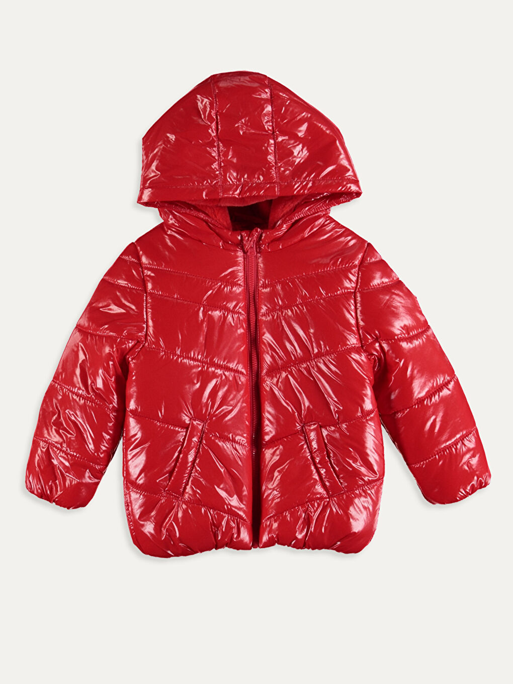 Canlı Kırmızı Mont