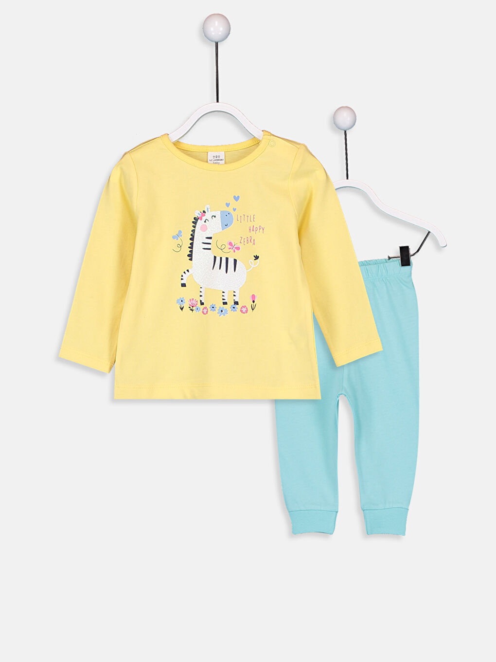 Baby Girl's Figured Pyjamas Set
