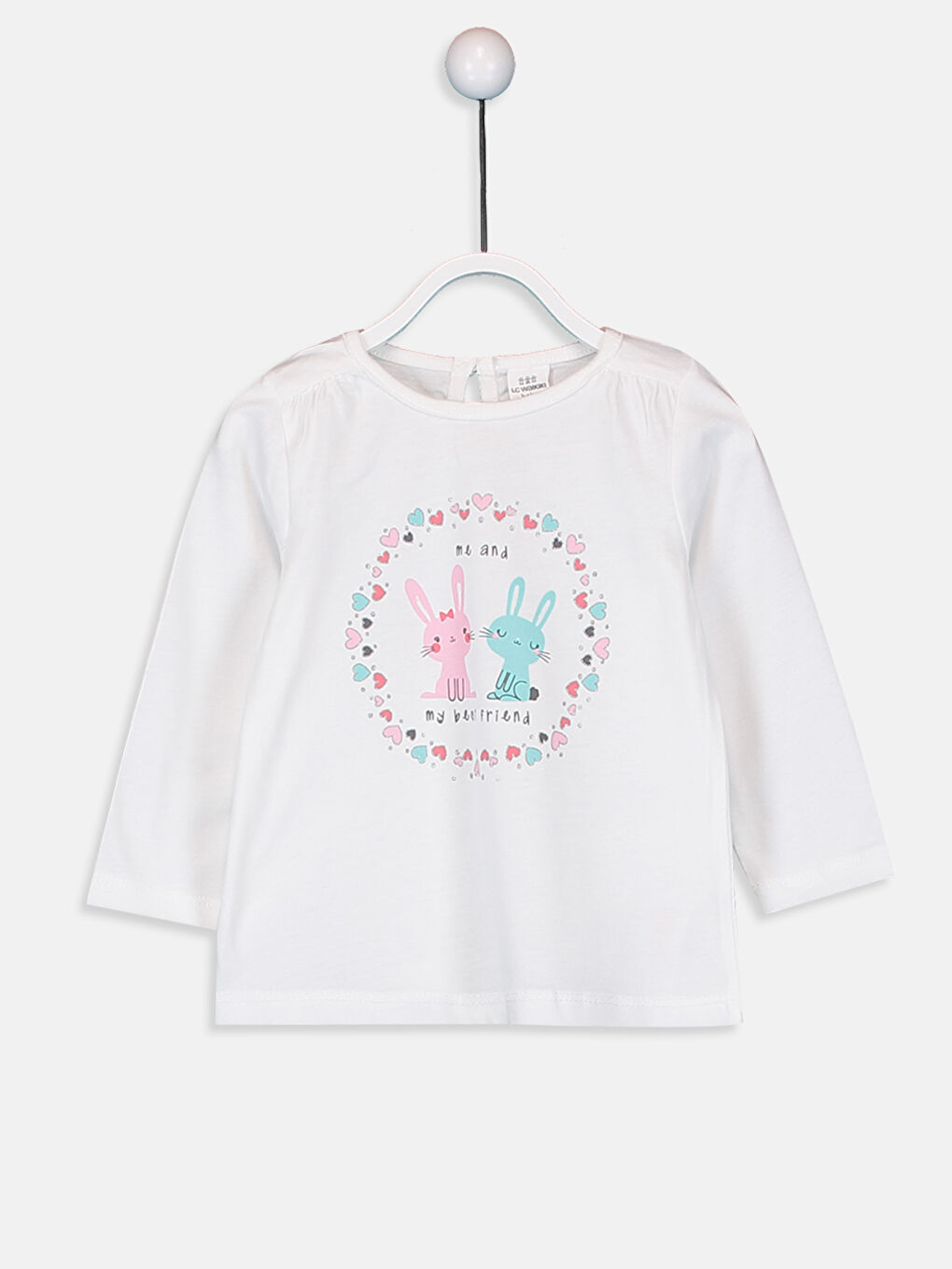 Baby Girl's Figured Cotton Pyjamas Set-2