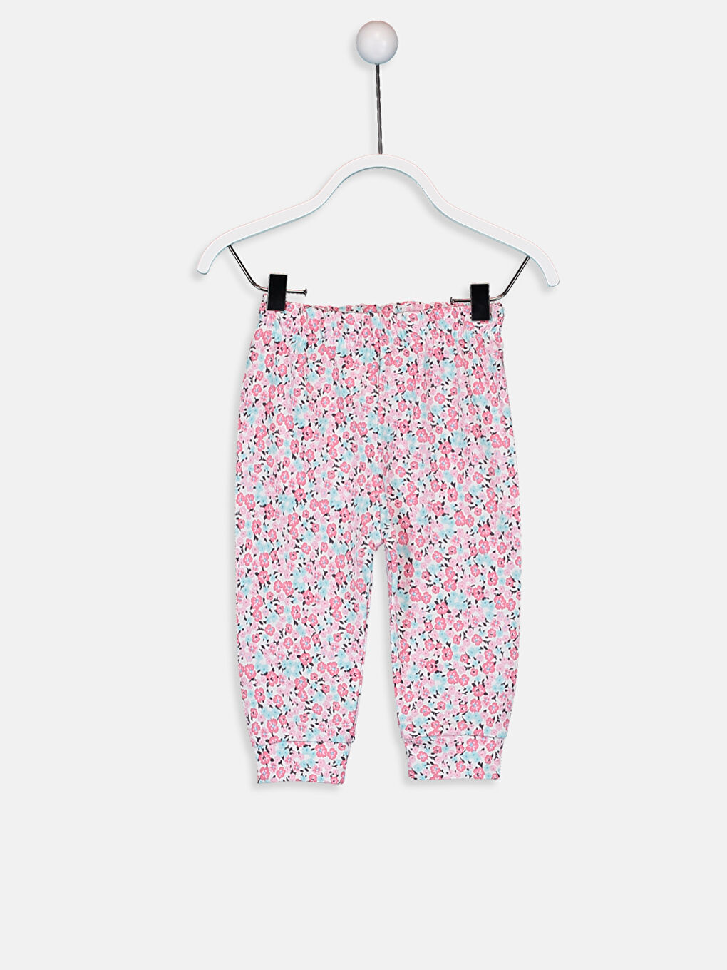 Baby Girl's Figured Cotton Pyjamas Set-3