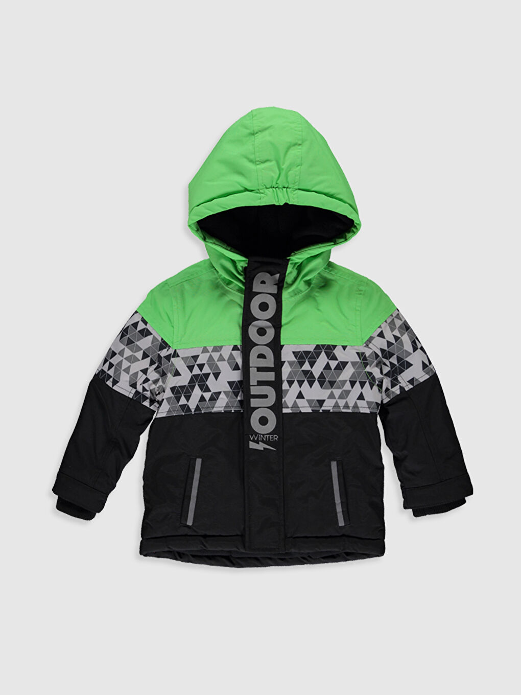 Малыши мальчики Зелёный Пальто