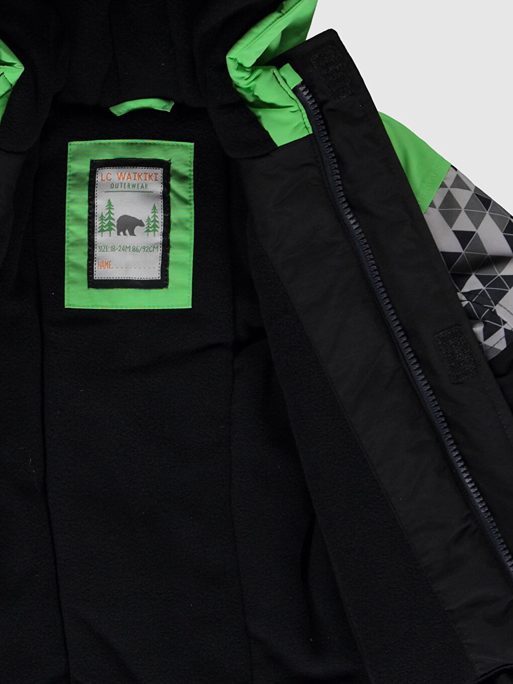 Малыши мальчики Зелёный Пальто-2