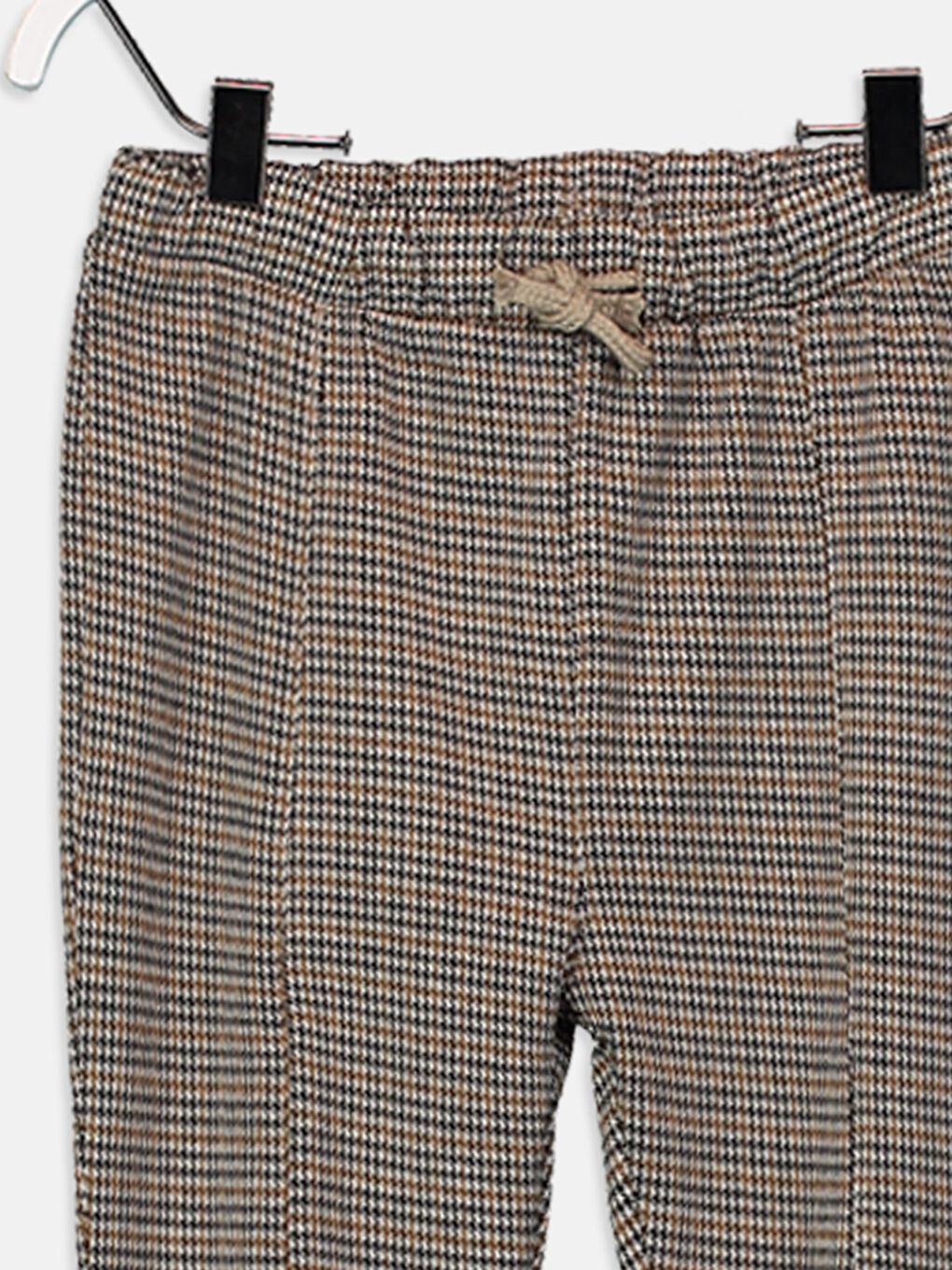 Kahverengi Ekoseli Eşofman Altı-2