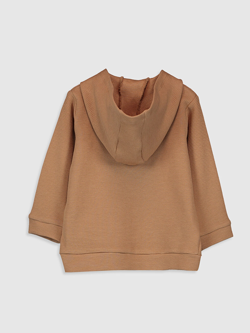 Baby Boy BROWN Zip-Up Sweatshirt-1