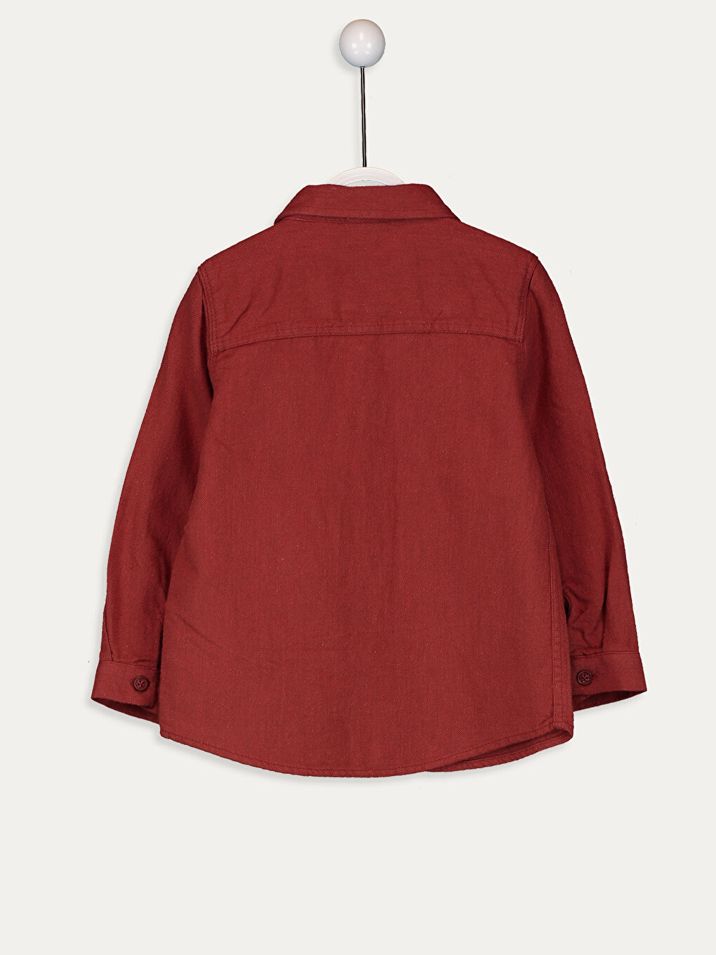 Chemise Basique Gabardine à Manches Longues pour Garçon Bébé-1