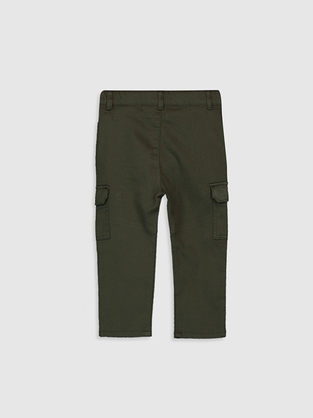 بنطلون كارغو كاكي طفل صغير-1