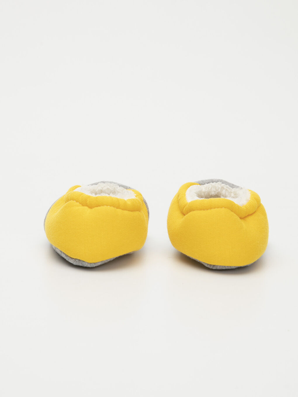 Gri Erkek Bebek Yürüme Öncesi Ev Ayakkabısı-3