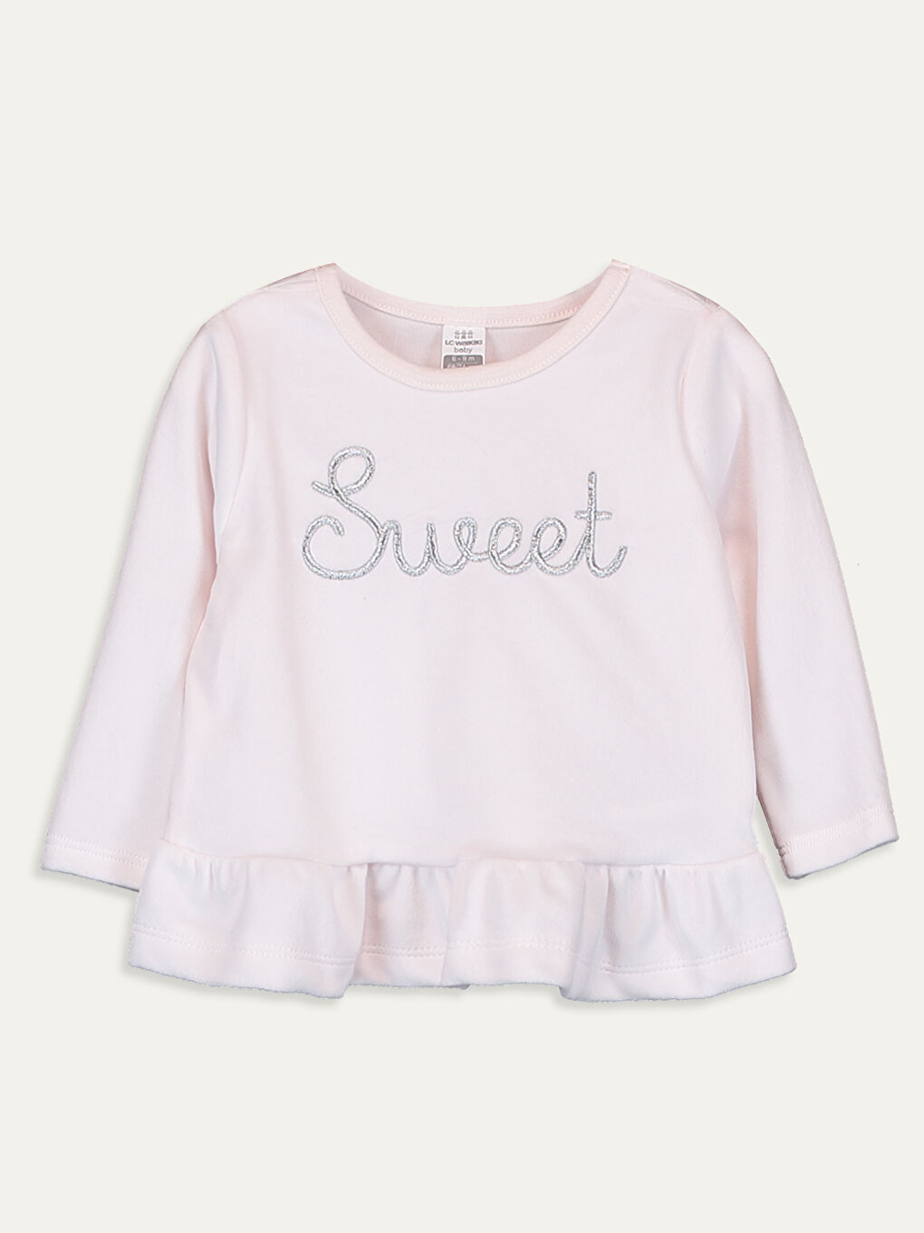 Ensemble de Pyjama à Col Rond et Manches Longues pour Bébé Fille-2